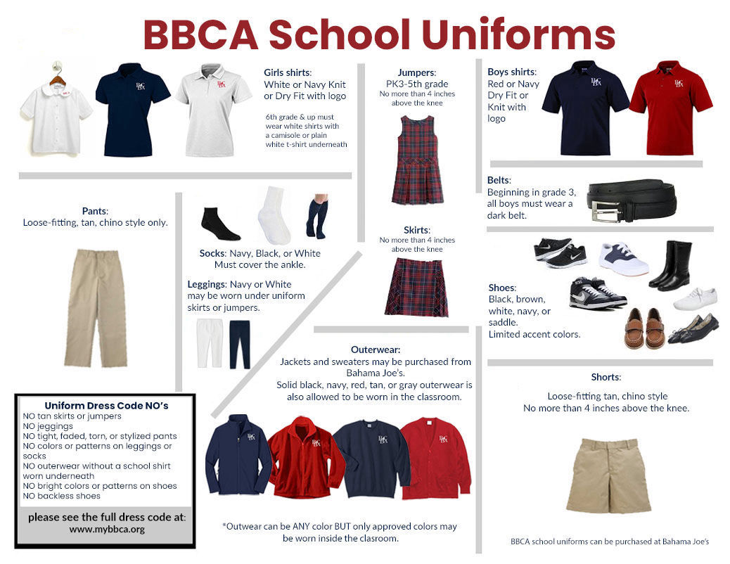 School Uniforms Bible Baptist Christian Academy Statesboro GA